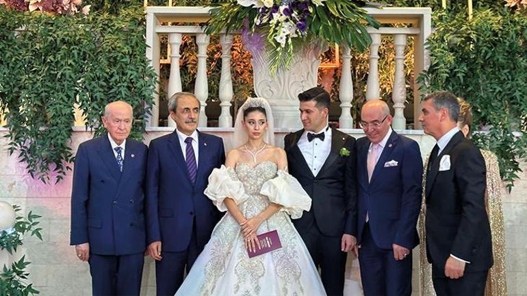 MHP lideri Devlet Bahçeli Ankarada nikah şahidi oldu