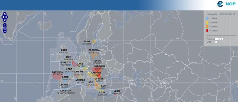 THYden Avrupa uçuşları için rötar uyarısı 45 dakika gecikecek