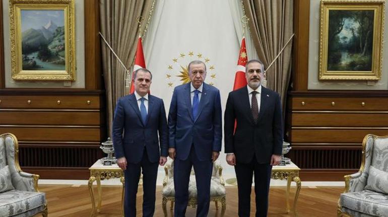 Cumhurbaşkanı Erdoğan, Azeri Bakan Bayramovu kabul etti