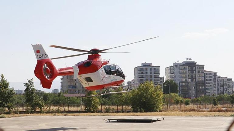 Şırnak’ta ambulans helikopter Muhammed bebek için havalandı