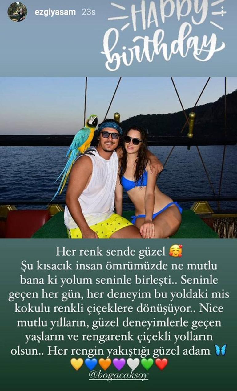 Oyuncu Boğaç Aksoy aşkını ilan etti Sevdiğim kadın