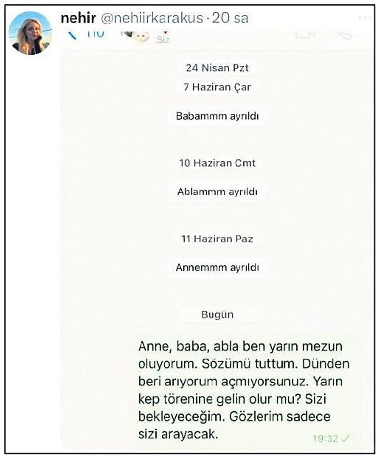 ‘Anne bak, çiçeğin geldi’