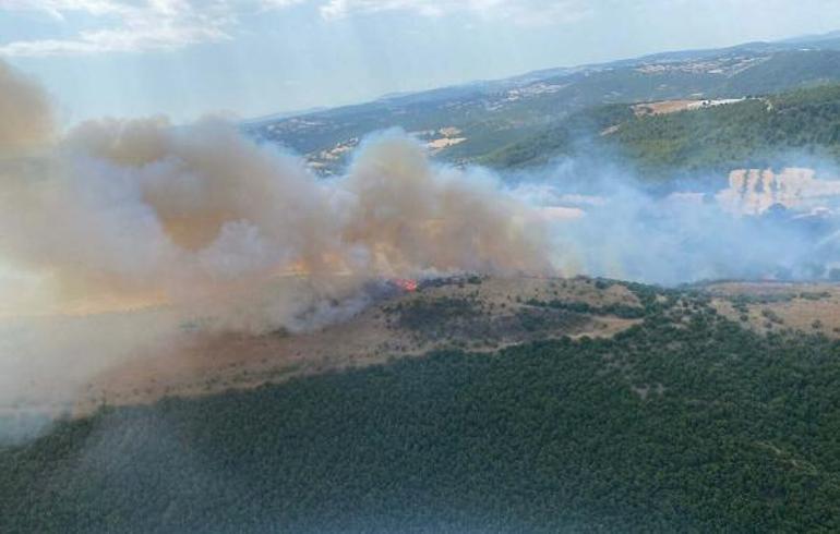 Hatay ve Balıkesirde orman yangını: Havadan ve karadan müdahale
