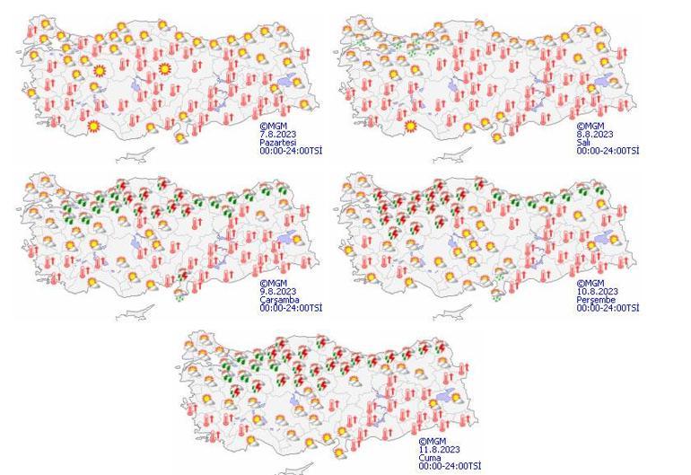 Meteoroloji tarih verdi 9 derece birden düşerek: Serinleyeceğiz