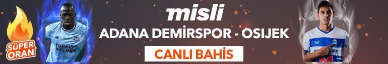 Adana Demirspor - Osijek maçı Tek Maç, Süper Oran ve Canlı Bahis seçenekleriyle Misli’de