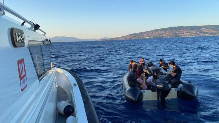 Yunanistanın geri ittiği 25 göçmen kurtarıldı