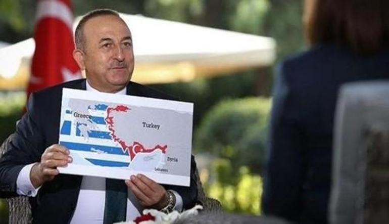 Yunan tuğamiral skandal haritayı gündeme taşıdı: Erdoğan ben buradayım diyor