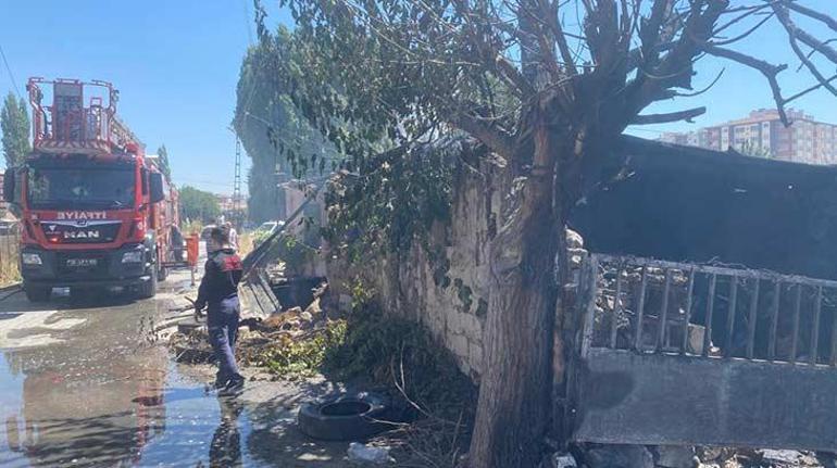 Kayseride çocukların attığı torpil, evi yaktı