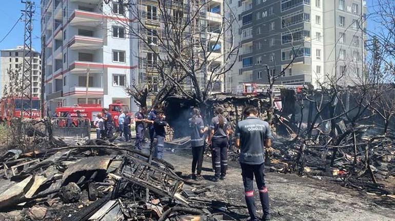 Kayseride çocukların attığı torpil, evi yaktı