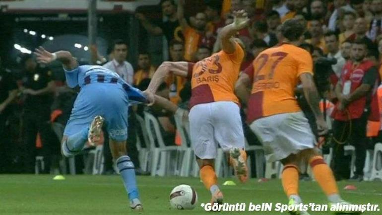 Galatasaray-Trabzonspor maçında tartışma yaratan pozisyon: Net penaltı, VAR müdahalesi gerekirdi