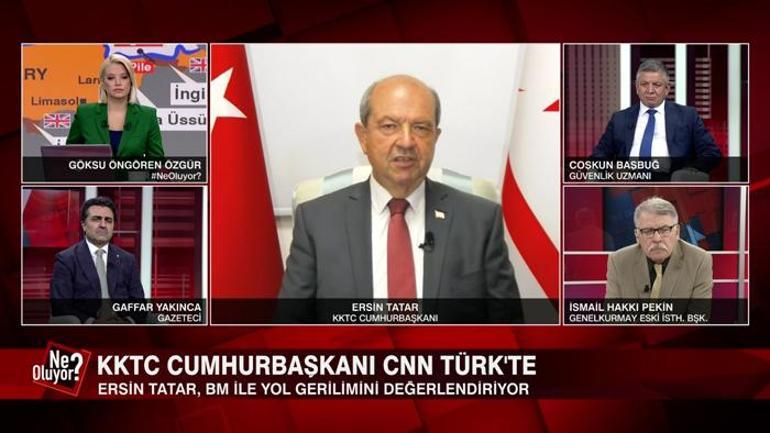 KKTC Cumhurbaşkanı Tatar CNN TÜRKte konuştu Yol çalışması devam edecek