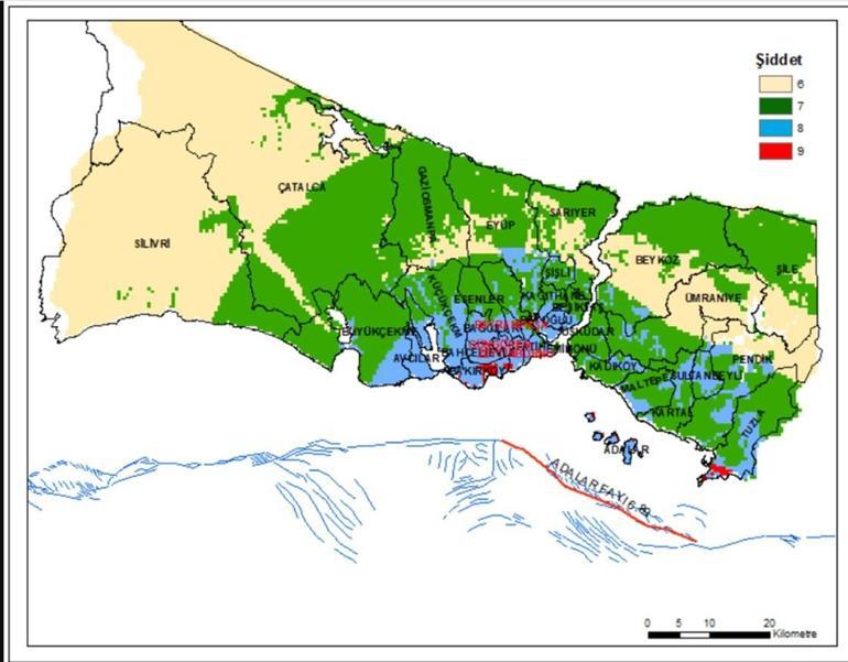 Olası İstanbul depremi için 4 senaryo Haritalar paylaşıldı