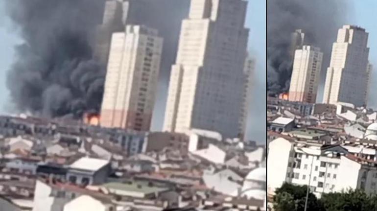 Esenyurtta kültür merkezinde yangın çıktı