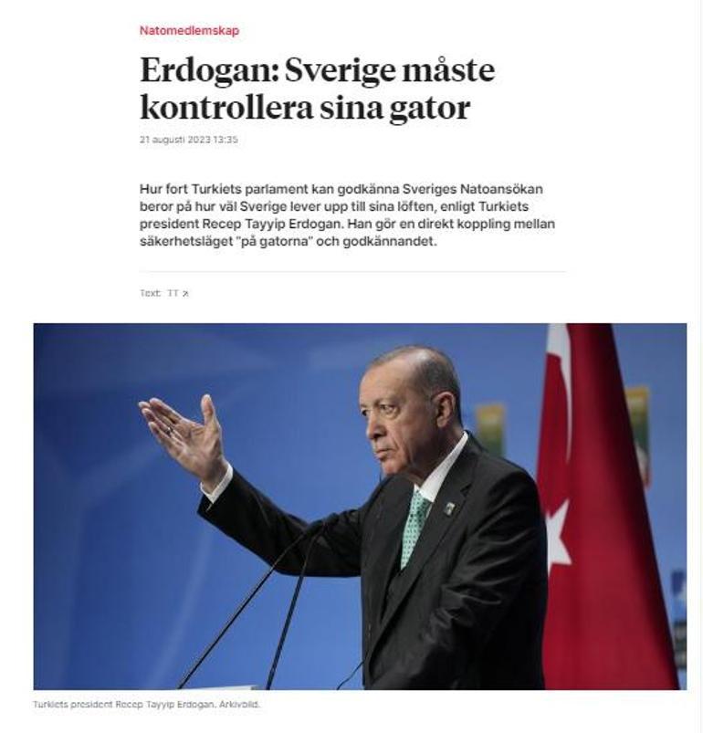 Erdoğanın NATO çıkışı manşetleri değiştirdi