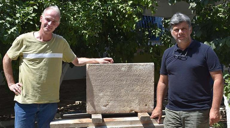 2 bin yıllık yazıt İzmirde bulundu