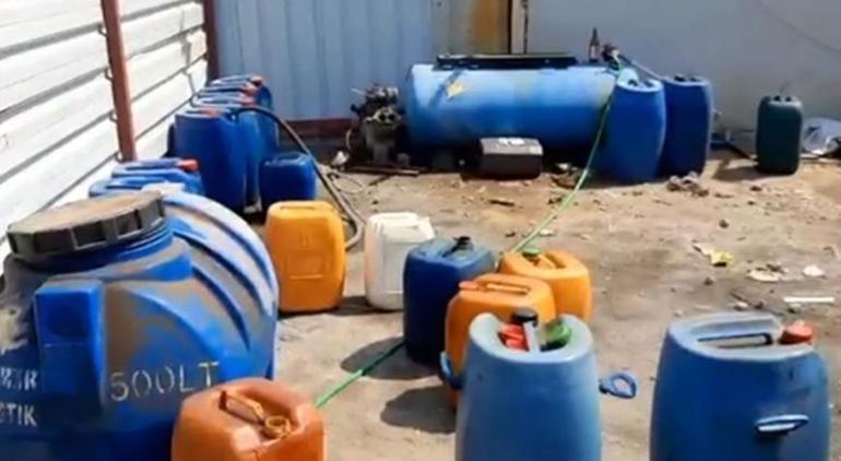 Aydında operasyon 21 ton 876 litre kaçak akaryakıt ele geçirildi