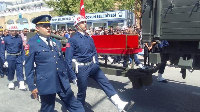 Şehit Astsubay Çalgaya Çorumda veda