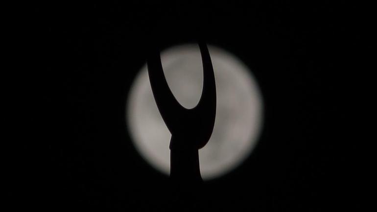 Mavi Ay heyecanı Saat 04.36da görsel şölen