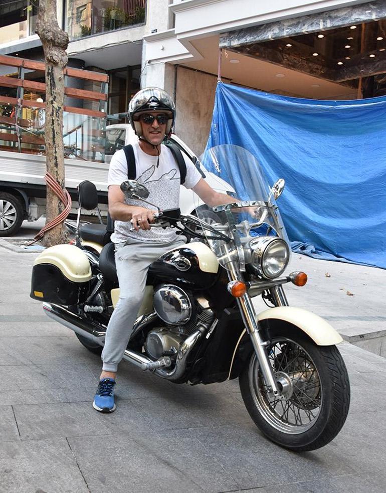 Bekir Aksoy motosikletiyle görüntülendi: Benim emektarım