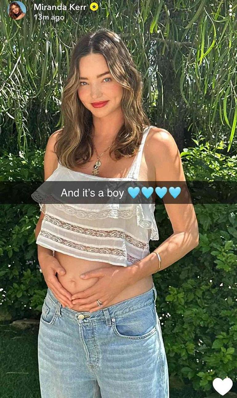 Miranda Kerr dördüncü çocuğuna hamile