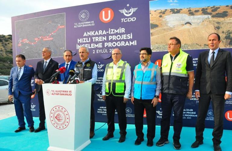 Bakan Uraloğlu CNN TÜRKte açıkladı Ankara - İzmir hızlı tren hattı ne zaman açılacak