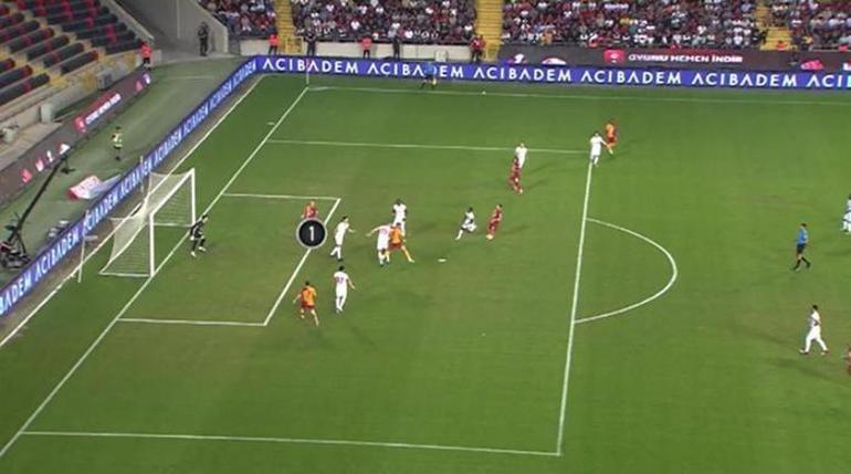 Gaziantep FK-Galatasaray maçında tartışma yaratan penaltı ve ofsayt kararları Icardiye net sarı kart