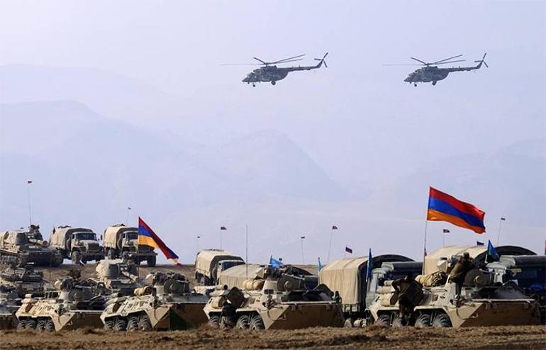 ABD askerleri Ermenistana inmeden Rusya küplere bindi