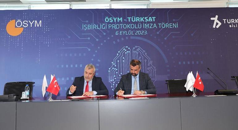 ÖSYM ve Türksat arasında iş birliği protokolü imzalandı