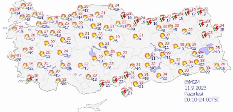 Bu saatlerde dikkat İstanbul ve Ankara dahil birçok ile sağanak uyarısı