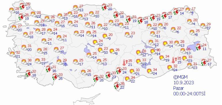 Bu saatlerde dikkat İstanbul ve Ankara dahil birçok ile sağanak uyarısı