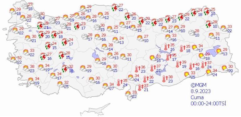 Bu saatlerde dikkat İstanbul ve Ankara dahil birçok ile sağanak uyarısı