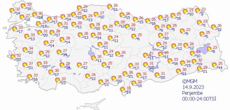 Meteoroloji paylaştı:13 kente sarı ve turuncu uyarı, İstanbul için fırtına alarmı