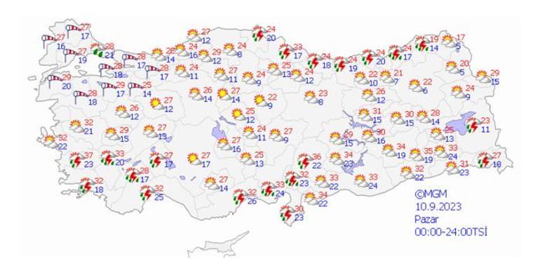 Meteoroloji yeni hava durumu raporunu yayımladı İstanbul Valiliğinden uyarı