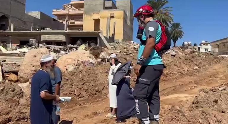 UMKE Libyada yaraları sarmaya devam ediyor