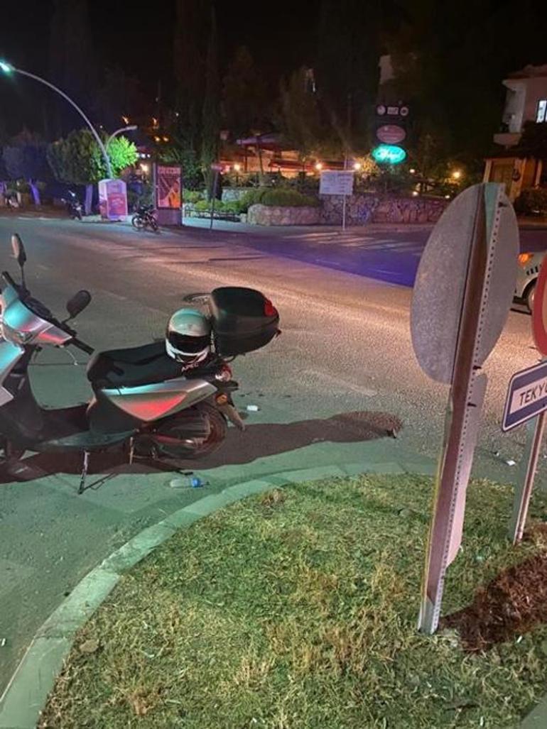 Ani manevra yaptı Motosiklet kazası 21 yaşındaki genci hayattan kopardı