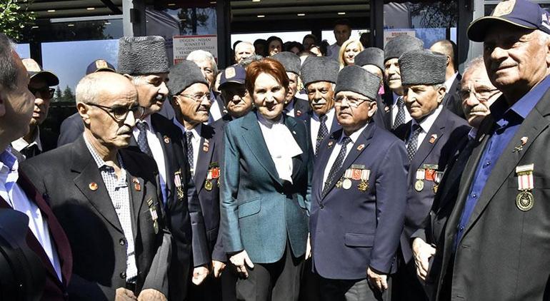 Meral Akşener, Ankarada gazilerle buluştu