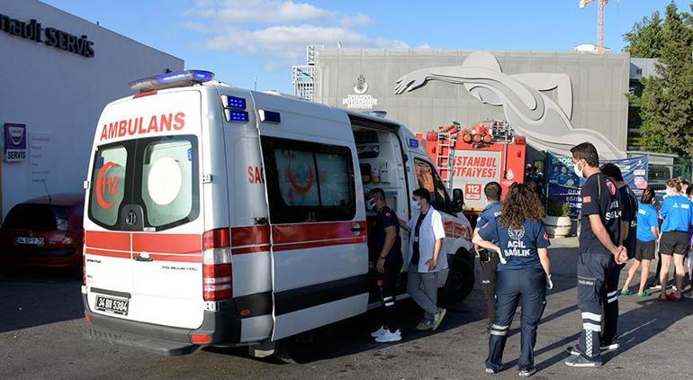 İBB Havuzunda sıvı klor çevreye yayıldı Çalışanlar etkilendi