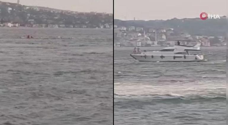 Beşiktaşta can pazarı 4 kişinin olduğu tekne alabora oldu