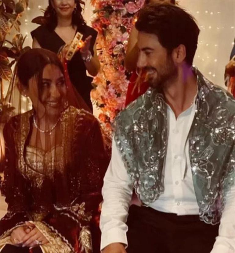 Şarkıcı Melek Mosso ile Serkan Sağdıç nişanlandı