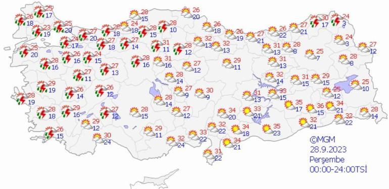 Bu saatlere dikkat İstanbul dahil birçok kente kuvvetli yağış uyarısı