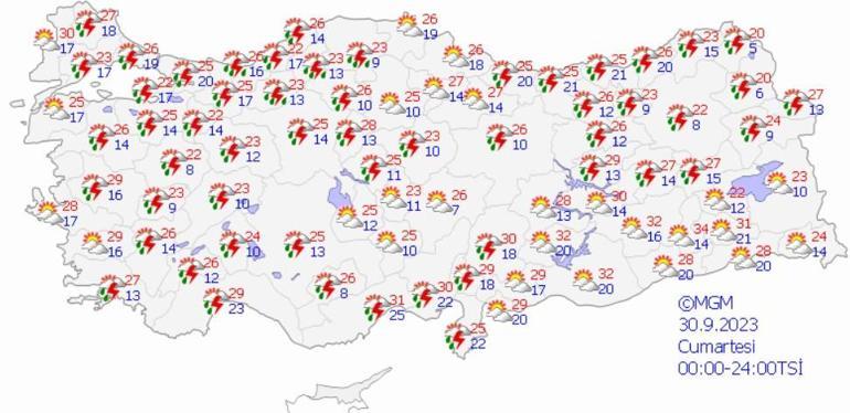 Bu saatlere dikkat İstanbul dahil birçok kente kuvvetli yağış uyarısı