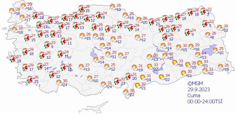 Bu saatlere dikkat İstanbul dahil birçok kente kuvvetli yağış uyarısı