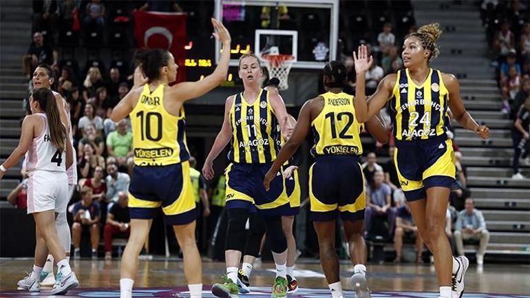 Fenerbahçeden tarihi zafer FIBA Süper Kupada şampiyon