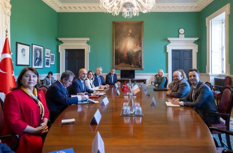 Meclis Başkanı Kurtulmuş İrlandada İslam Kültür Merkezini ziyaret etti