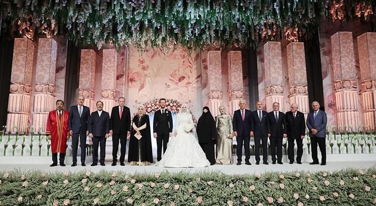 Cumhurbaşkanı Erdoğan yeğeni Usame Erdoğanın nikah törenine katıldı