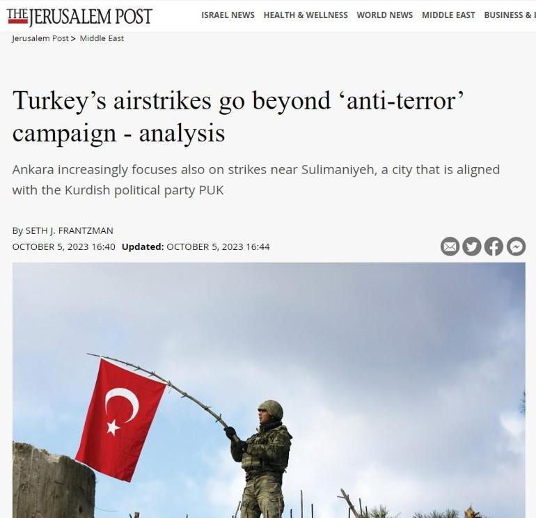 İsrail basınından skandal analiz Hava harekatı sonrası Türkiyeyi suçladılar