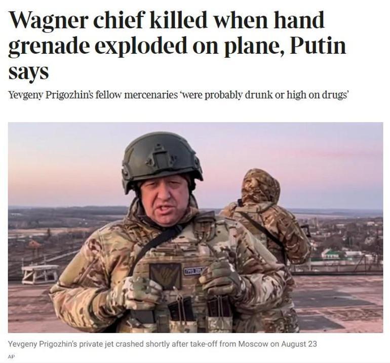 Putin noktayı koydu, eski komutan resti çekti: Uçakta el bombası patladı