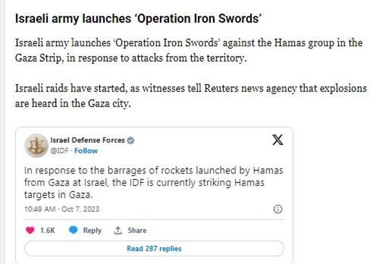 Son dakika...İsrailde büyük şok Hamas şehire sızdı, savaş durumu ilan ettiler