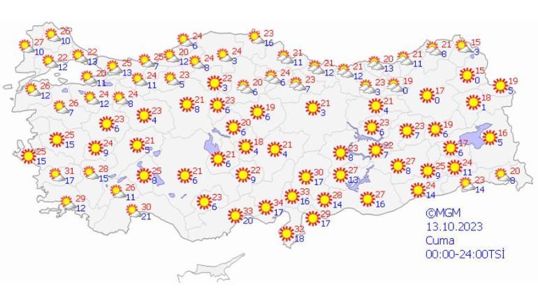 Meteoroloji tek tek saydı: 14 il için uyarı Kuvvetli geliyor