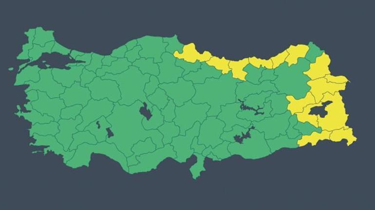 Meteoroloji tek tek saydı: 14 il için uyarı Kuvvetli geliyor